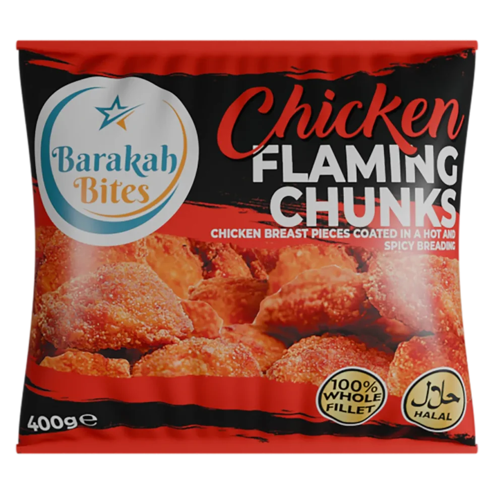 BARAKAH BITES Chicken Flaming Chunks 400g